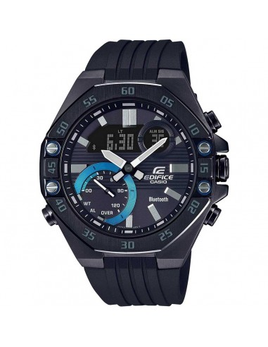 Casio Men's Chronograph Watch - Edifice Smartphone Link Black Strap | ECB10PB-1A ou a consommer sur place