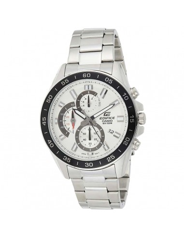 Casio Men's Chronograph Watch - Edifice Silver and Black Dial Bracelet | EFV550D-7A Découvrez la collection