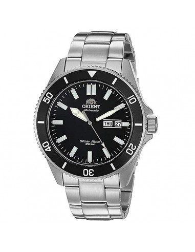 Orient Men's Automatic Watch - Kanno Black Dial Silver Bracelet Dive | RA-AA0008B19A livraison gratuite