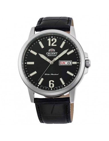 Orient Men's Automatic Watch - Commuter Black Dial Leather Strap | RA-AA0C04B19A de technologie