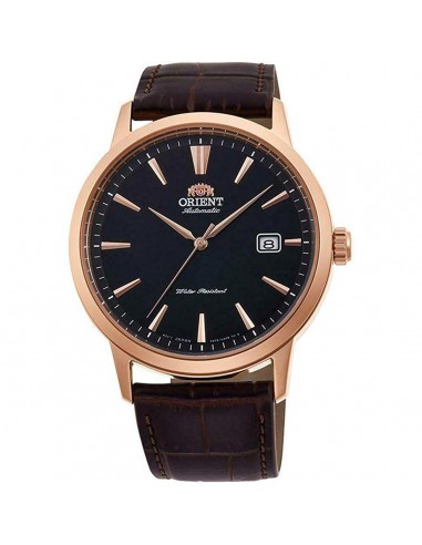 Orient Men's Automatic Watch - Symphony III Black Dial Brown Strap | RA-AC0F03B10A de la marque