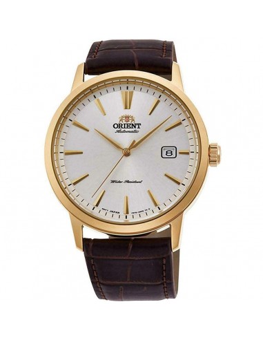 Orient Men's Automatic Watch - Symphony III Silver Dial Brown Strap | RA-AC0F04S10A de votre