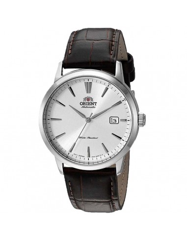 Orient Men's Automatic Watch - Symphony III Silver Dial Brown Strap | RA-AC0F07S10A le des métaux précieux