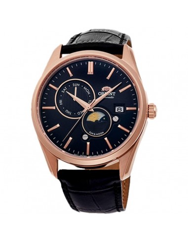 Orient Men's Automatic Watch - Sun and Moon Version 5 Black Strap | RA-AK0304B10A Les êtres humains sont 