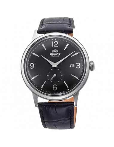 Orient Men's Automatic Watch - Bambino Small Seconds Black Dial Strap | RA-AP0005B10A est présent 