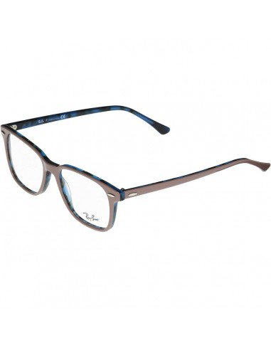 Ray Ban Men's Eyeglasses - Light Brown Square Frame, 53 mm | 0RX7119-5715-53-17-145 Faites des économies