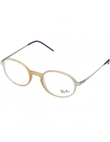 Ray Ban Men's Eyeglasses - Demo Lens Pink and White Frame | 0RX7153-5791-50-21-145 les ligaments