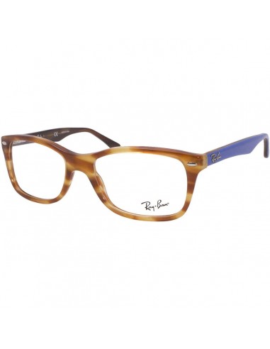 Ray Ban Men's Eyeglasses - Light Brown Havana Plastic Frame | 0RX5228-5799-53-17-140 les ctes