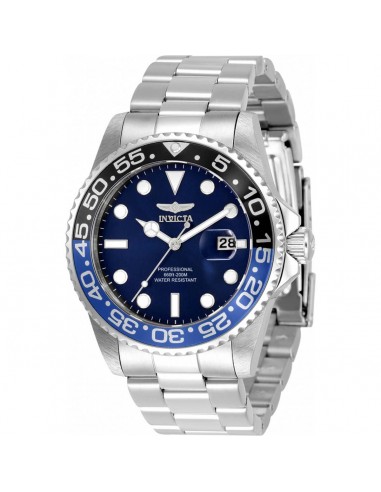 Invicta Men's Quartz Watch - Pro Diver Blue Dial Stainless Steel Bracelet | 33253 En savoir plus