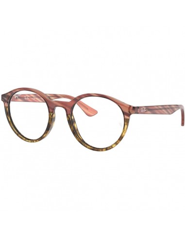 Ray Ban Men's Eyeglasses - Pink Gradient Striped Beige Frame | 0RX5361-5838-51-20-145 des créatures d'habitude