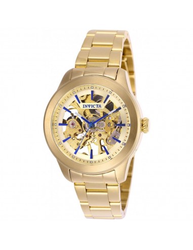 Invicta Vintage Lady Automatic Gold Skeleton Dial Ladies Watch 25751 pas cheres