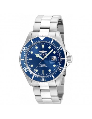 Invicta 22019 Men's Pro Diver Blue Dial Stainless Steel Bracelet Quartz Dive Watch En savoir plus