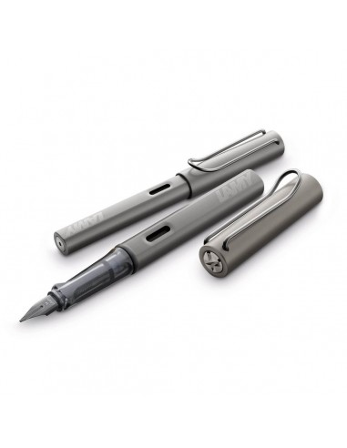 Lamy Fountain Pen - LX Medium Nib Ruthenium Aluminum | L57FPRUTM-BLU pas cher