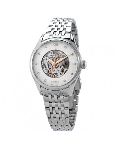 Oris Women's Automatic Watch - Artelier Silver Steel Bracelet | 01 560 7724 4031MB de l' environnement