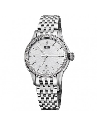 Oris Women's Automatic Watch - Artelier Diamond Silver Bracelet | 01 561 7687 4951MB de pas cher