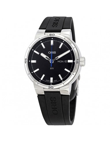 Oris Men's Automatic Watch - TT1 Day-Date Black Dial Rubber Strap | 01 735 7752 4154RS suggérées chez