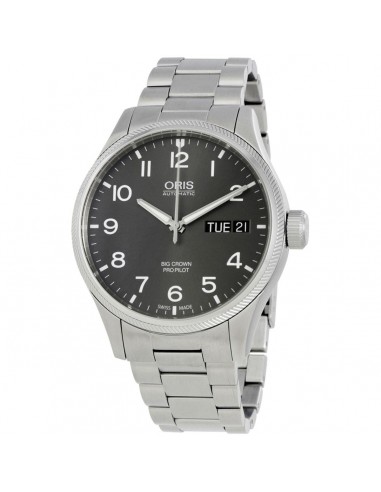 Oris Men's Automatic Watch - Big Crown Propilot Grey Dial Steel | 01 752 7698 4063MB Découvrez la collection