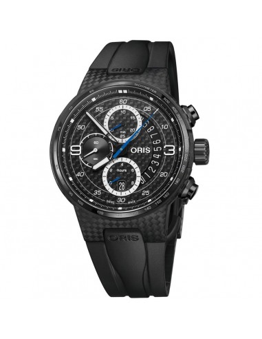 Oris Men's Automatic Watch - Williams FW41 Chrono Black Strap | 01 774 7725 8794RS français