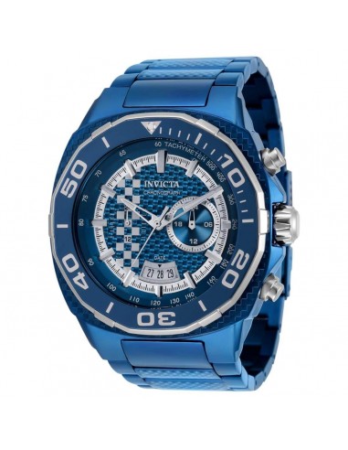 Invicta Men's Quartz Watch - Speedway Silver and Blue Dial Steel Bracelet | 33200 Vous souhaitez 