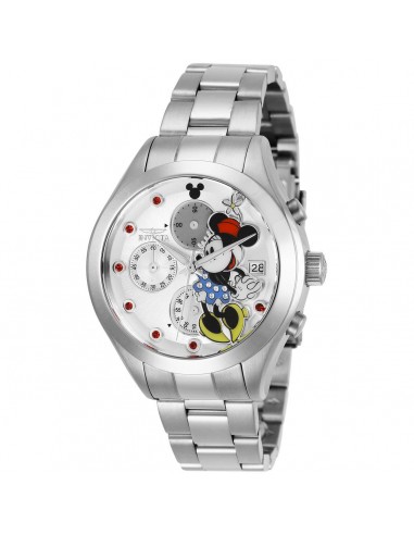 Invicta Women's Chronograph Watch - Disney Minnie Mouse Quartz Silver Bracelet | 27401 france