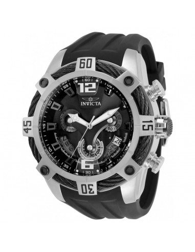 Invicta Men's Quartz Watch - Bolt Chronograph Black Dial Rubber Strap | 33288 Comparez plus de prix