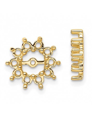 14k Fancy Diamond Earring Jacket Mountings No Stones Included s'inspire de l'anatomie humaine