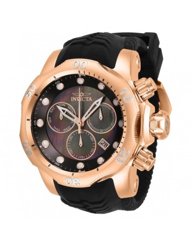 Invicta Men's Quartz Watch - Venom Chronograph Black Silicone Rubber Strap | 33305 vente chaude votre 