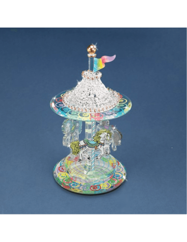 Glass Baron Carousel Figurine 50-70% off 