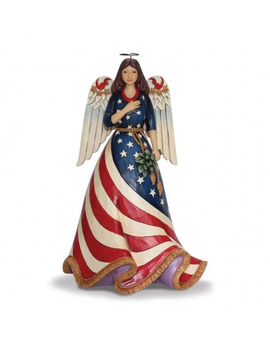 Heartwood Creek Patriotic Angel Figurine les ctes