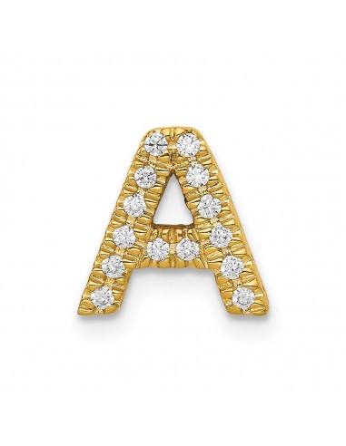 14k Diamond Initial A Charm Les magasins à Paris