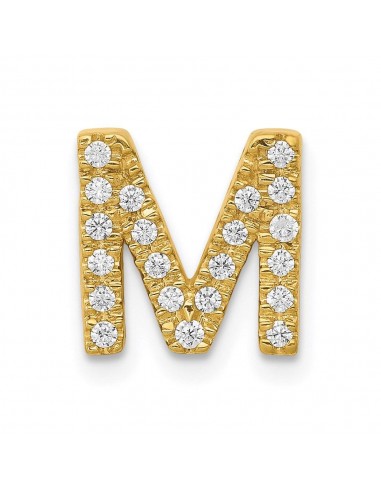 14k Diamond Initial M Charm Venez découvrir notre 