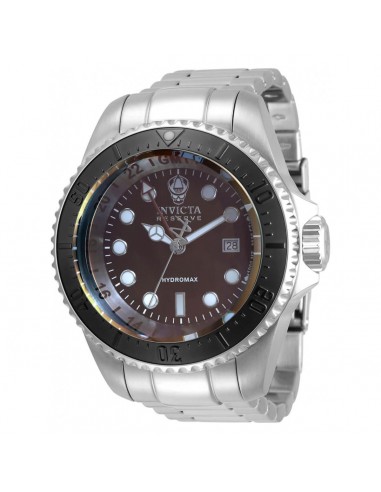 Invicta Men's Quartz Watch - Reserve Hydromax Brown Dial Steel Bracelet | 33497 votre restaurant rapide dans 