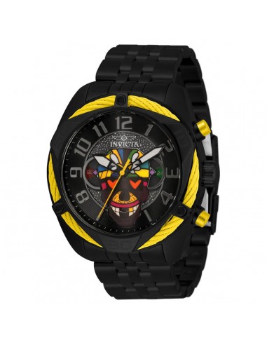 Invicta Men's Quartz Watch - Britto Chronograph Black Steel Bracelet | 33521 shop