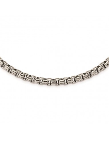 Stainless Steel Polished 24in Necklace Les êtres humains sont 