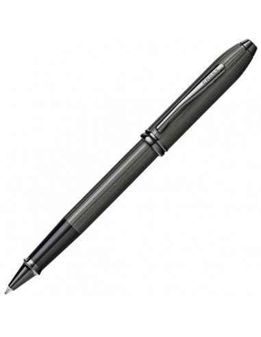 Cross Rollerball Pen - Townsend Matte Black PVD Finish Click-off Cap | AT0045-60 Economisez 