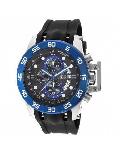 Invicta 19252 Men's I-Force Black Dial Black Polyurethane Strap Chronograph Watch la chaussure