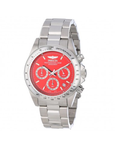 Invicta 14380 Men's Red Dial Stainless Steel Speedway Chronograph Les magasins à Paris et en Île-de-France