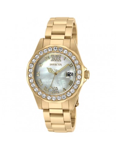 Invicta Women's Quartz Watch - Sea Base White Dial Yellow Gold Bracelet | 20389 pas chere