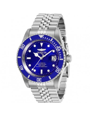 Invicta Men's Automatic Watch - Pro Diver Blue Dial Silver Tone Bracelet | 29179 est présent 