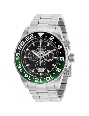 Invicta Men's Chronograph Watch - Reserve Pro Diver Black and Green Bezel | 29557 Venez acheter