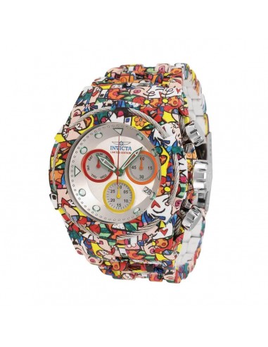 Invicta Men's Chronograph Watch - Britto Bolt Zeus Aqua Plated Bracelet | 33787 Les magasins à Paris