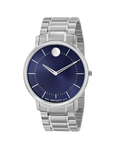 Movado Men's Swiss Quartz Watch - TC Blue Dial Stainless Steel Bracelet | 0606688 2023