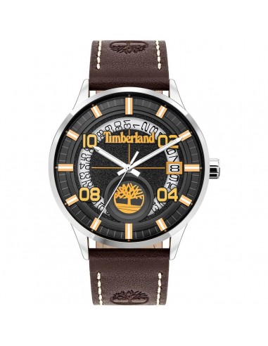 Timberland Men's Watch - SS Case Black and White Dial Leather Strap | TDWGB2090301 Vous souhaitez 