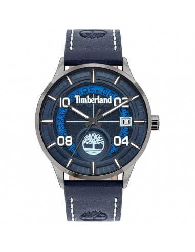 Timberland Men's Watch - SS Case Blue Dial Leather Strap | TDWGB2090302 de la marque