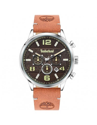 Timberland Men's Chronograph Watch - Stainless Steel Case Brown Strap | TDWGC2091201 Comparez et commandez 