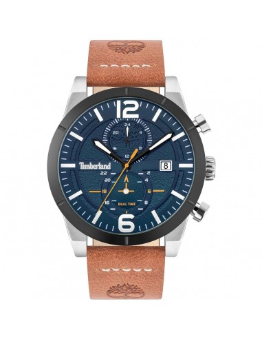 Timberland Men's Watch - Dual Time and Date Blue Dial Leather Strap | TDWGF2090103 s'inspire de l'anatomie humaine