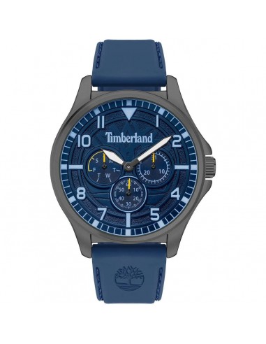 Timberland Men's Chronograph Watch - Dark Blue Silicone Rubber Strap | TDWGQ2092001 paiement sécurisé