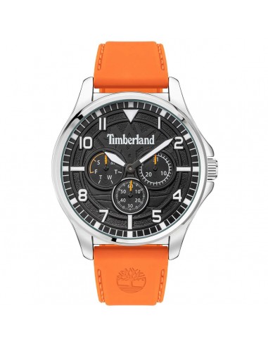 Timberland Men's Chronograph Watch - Orange Silicone Rubber Strap | TDWGQ2092002 2 - 3 jours ouvrés.