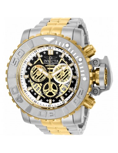 Invicta Men's Chronograph Watch - Sea Hunter Rotating Bezel Two Tone Bracelet | 22131 le concept de la Pate a emporter 