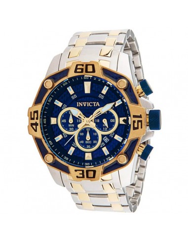 Invicta Men's Chronograph Watch - Pro Diver Quartz Two Tone Steel Bracelet | 33845 vous aussi creer 